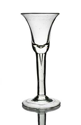 Lot 407 - An 18th century diamond point engraved wine...