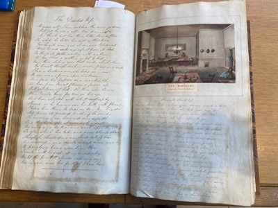 Lot 262 - A late Georgian Scrap Album, containing...