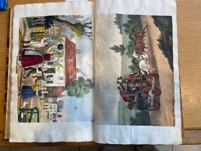 Lot 262 - A late Georgian Scrap Album, containing...