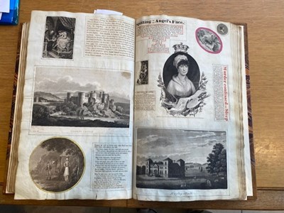 Lot 262 - A late Georgian Scrap Album, containing...