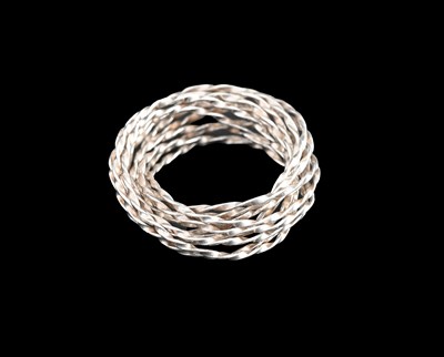 Lot 76 - Professor Yasuki Hiramatsu, a silver wire ring