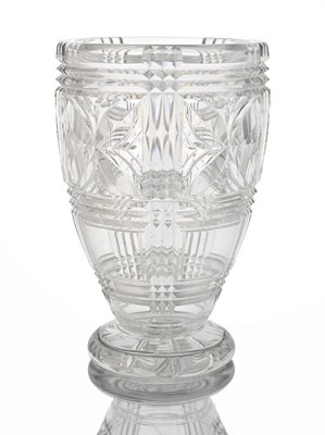 Lot 514 - Ludwig Kny for Stuart, a large Art Deco glass...