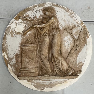 Lot 46 - After Canova's 'The musical lesson', a large...