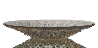 Lot 496 - Rene Lalique, a Roscoff opalescent glass dish,...