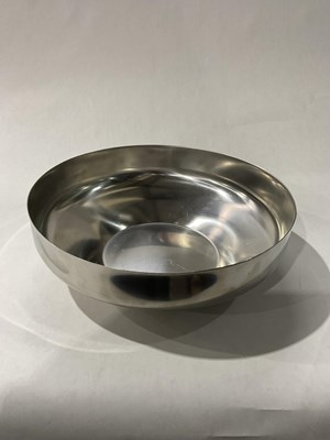 Lot 156 - A Danish Modernist stainless steel bowl, in...