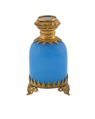 Lot 425 - A French Palais Royal gilt mounted opaline...