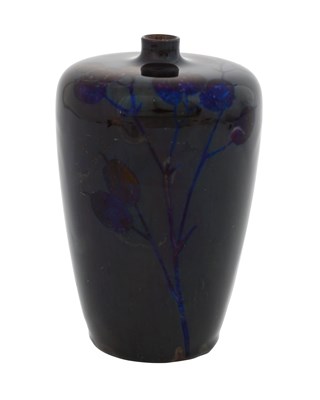 Lot 621 - Royal Doulton, a Flambe lustre vase, circa...