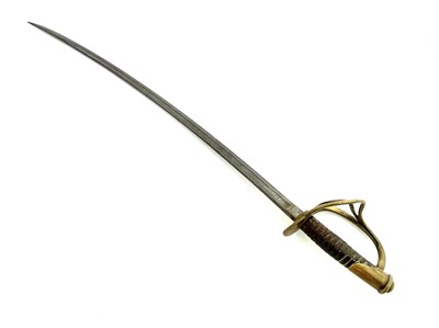 Lot 218 - A US Model 1860 Light Cavalry sabre, brass...