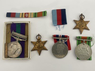 Lot 359 - Medals: a George VI General Service Medal...