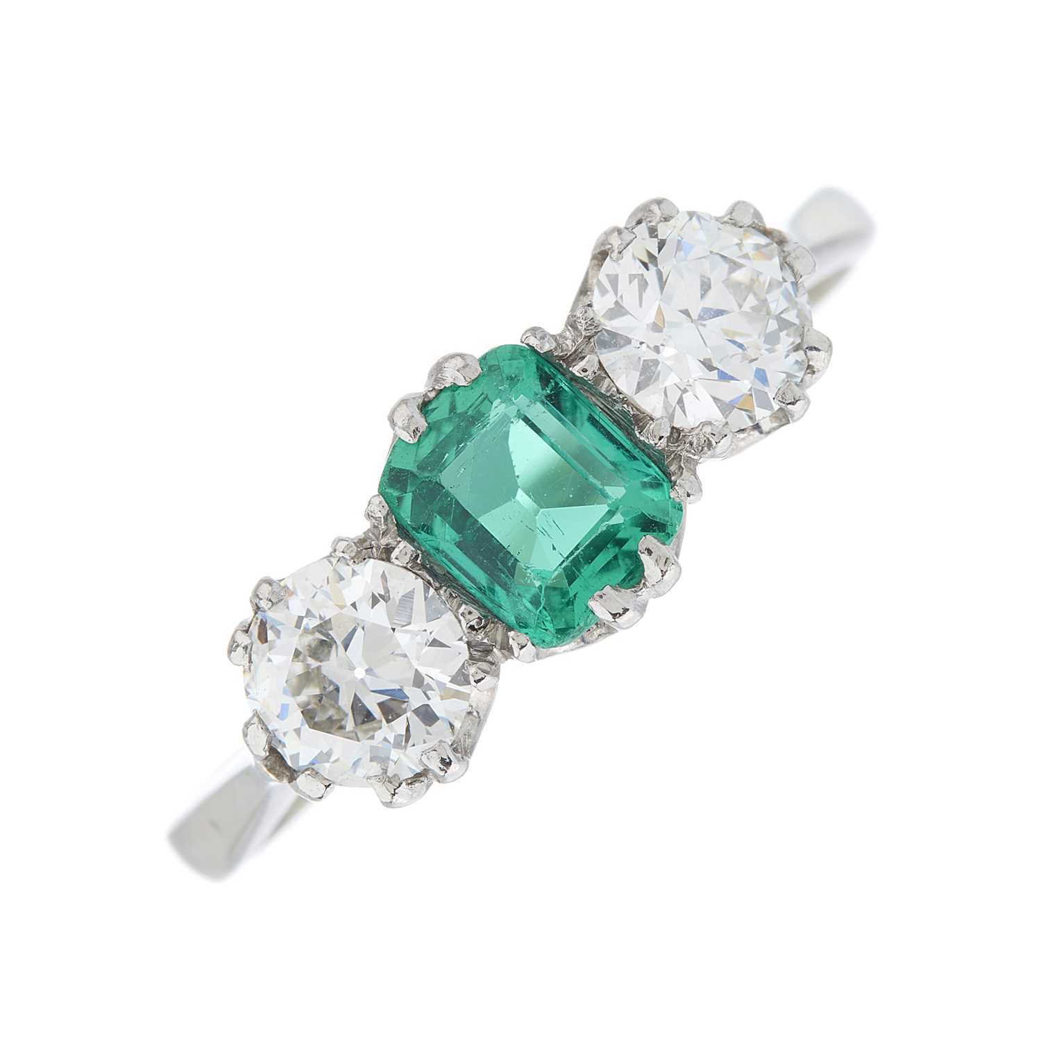 Lot 103 - A mid 20th century 18ct gold and platinum,...