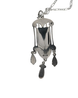 Lot 27 - James Fenton, an Arts and Crafts silver and...