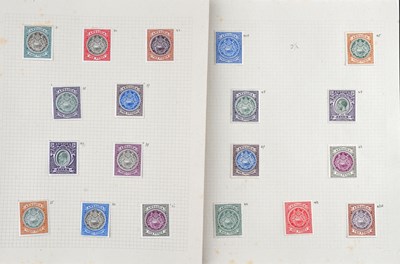 Lot 72 - Antigua two pages of mint stamps EV11-GV Arms...