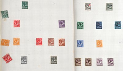 Lot 73 - Antigua, three pages of George V mostly mint...