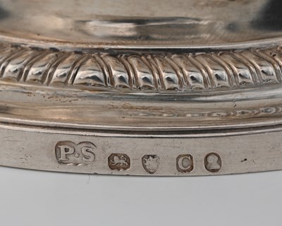 Lot 438 - Paul Storr, a pair of George III silver sauce...