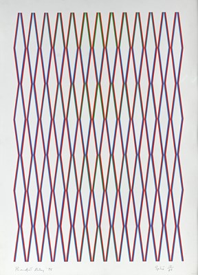 Lot 274 - Bridget Riley (British, 1931), Splice (1975),...