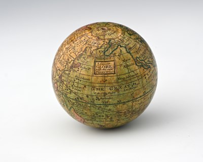 Lot 398 - A George III 2.75inch terrestrial pocket globe,...