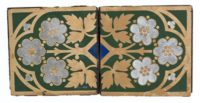 Lot 556 - A W N Pugin for Minton, a pair of Gothic...