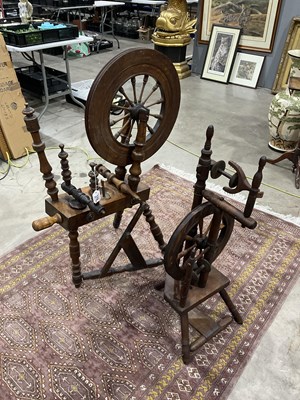 Lot 378 - A 19th century spindle-turned free-standing...