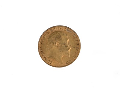 Lot 81 - Edward VII, Half Sovereign, 1910