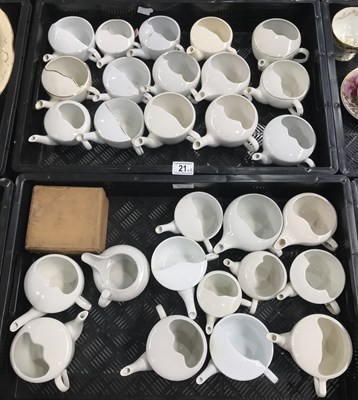 Lot 21 - A collection of invalides or feeding cups (2...