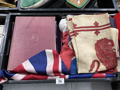 Lot 54 - A large sewn Union Flag (Union Jack) together...