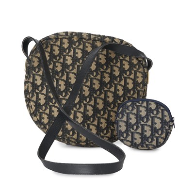 Lot 233 - Christian Dior, a vintage Trotter handbag and purse.