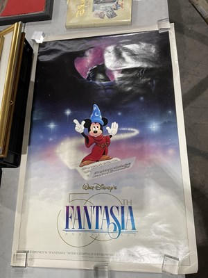 Lot 215 - Disney's Fantasia, double-sided anniversary...