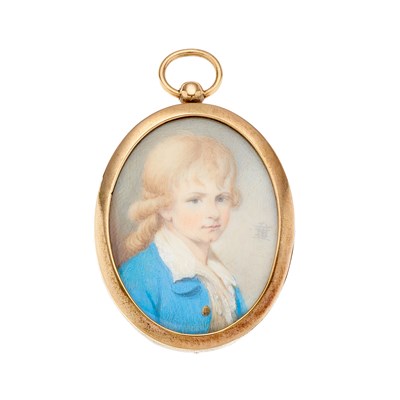 Lot 191 - A late Georgian portrait miniature, circa 1800,...