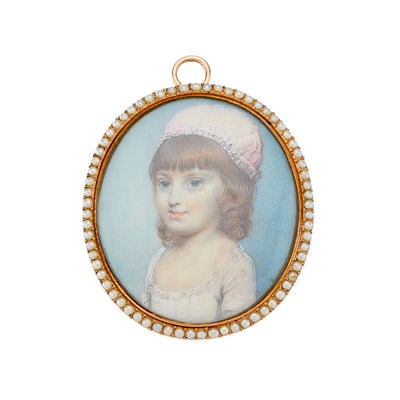 Lot 193 - George Engleheart (1750-1829), a fine portrait...