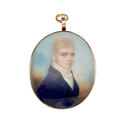 Lot 205 - A late Georgian portrait miniature, circa 1810,...