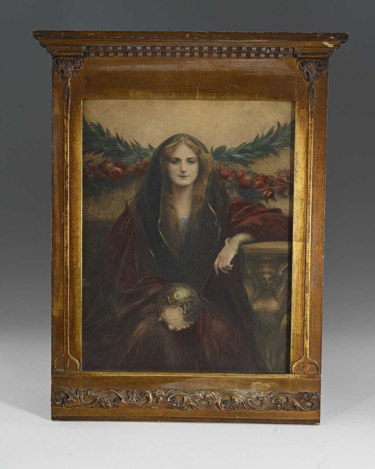 Lot 275 - An Arts & Crafts gilt wood frame, early 20th...