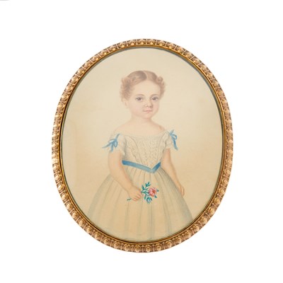 Lot 208 - A late Georgian portrait miniature, circa 1830,...