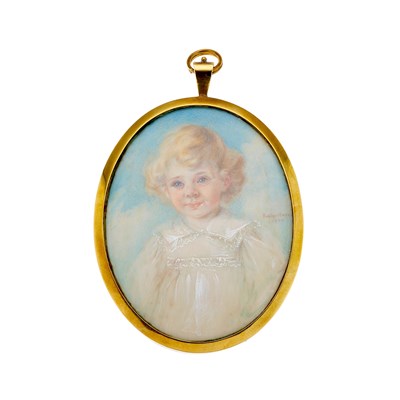 Lot 211 - Evelyn Mason, an early 20th century portrait...