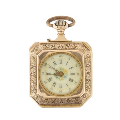 Lot 215 - J & A Bornand, a 19th century 18ct gold enamel...