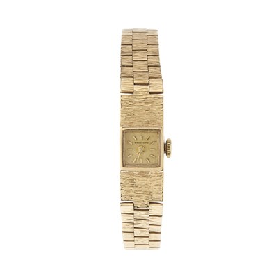 Lot 221 - Bueche Girod, a 9ct gold bracelet watch,...