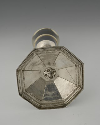 Lot 397 - An eighteenth-century Spanish silver chalice,...