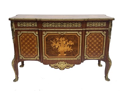 Lot 232 - A pair of French commodes of Louis XVI design,...