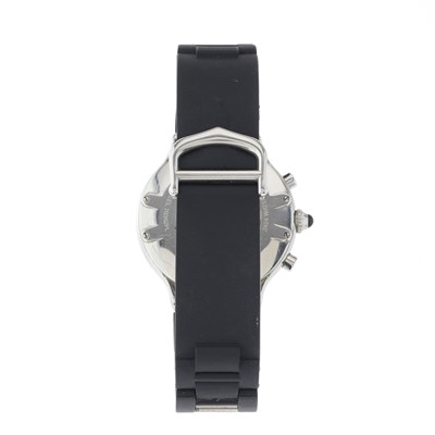 Lot 230 - Cartier, a stainless steel Chronoscaph 21...