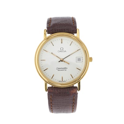 Lot 237 - Omega, a gold plated and stainless steel...