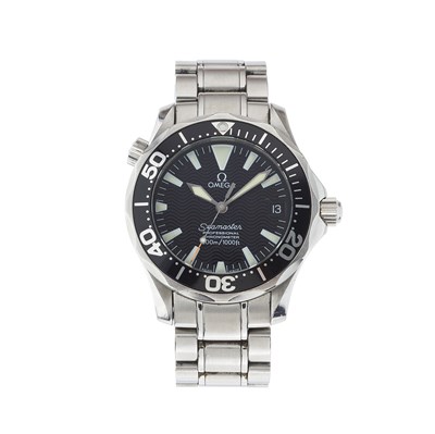 Lot 243 - Omega, a stainless steel Seamaster 300M...