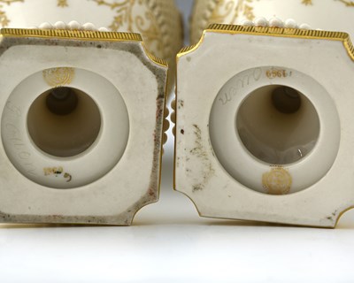 Lot 648 - George Owen for Royal Worcester, a pair of...
