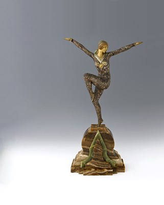 Lot 216 - Dimitri Chiparus (Romanian, 1886-1947), Dancer...