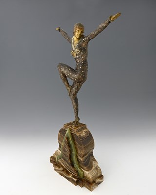 Lot 216 - Dimitri Chiparus (Romanian, 1886-1947), Dancer...