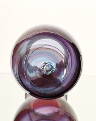 Lot 541 - Hartley Wood, a Sunderland art glass vase,...