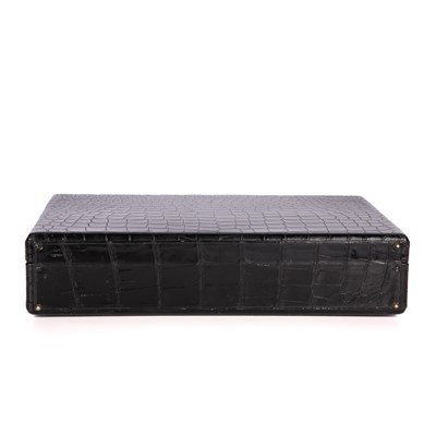 Lot 273 - Asprey, a vintage crocodile skin briefcase,...