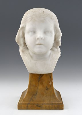 Lot 246 - Italian School, 19th Century, a white...