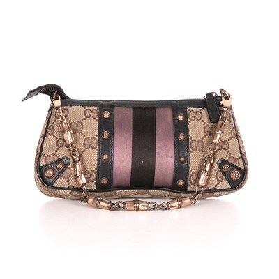 Lot 313 - Gucci by Tom Ford, a Stud Bamboo Chain pouch,...