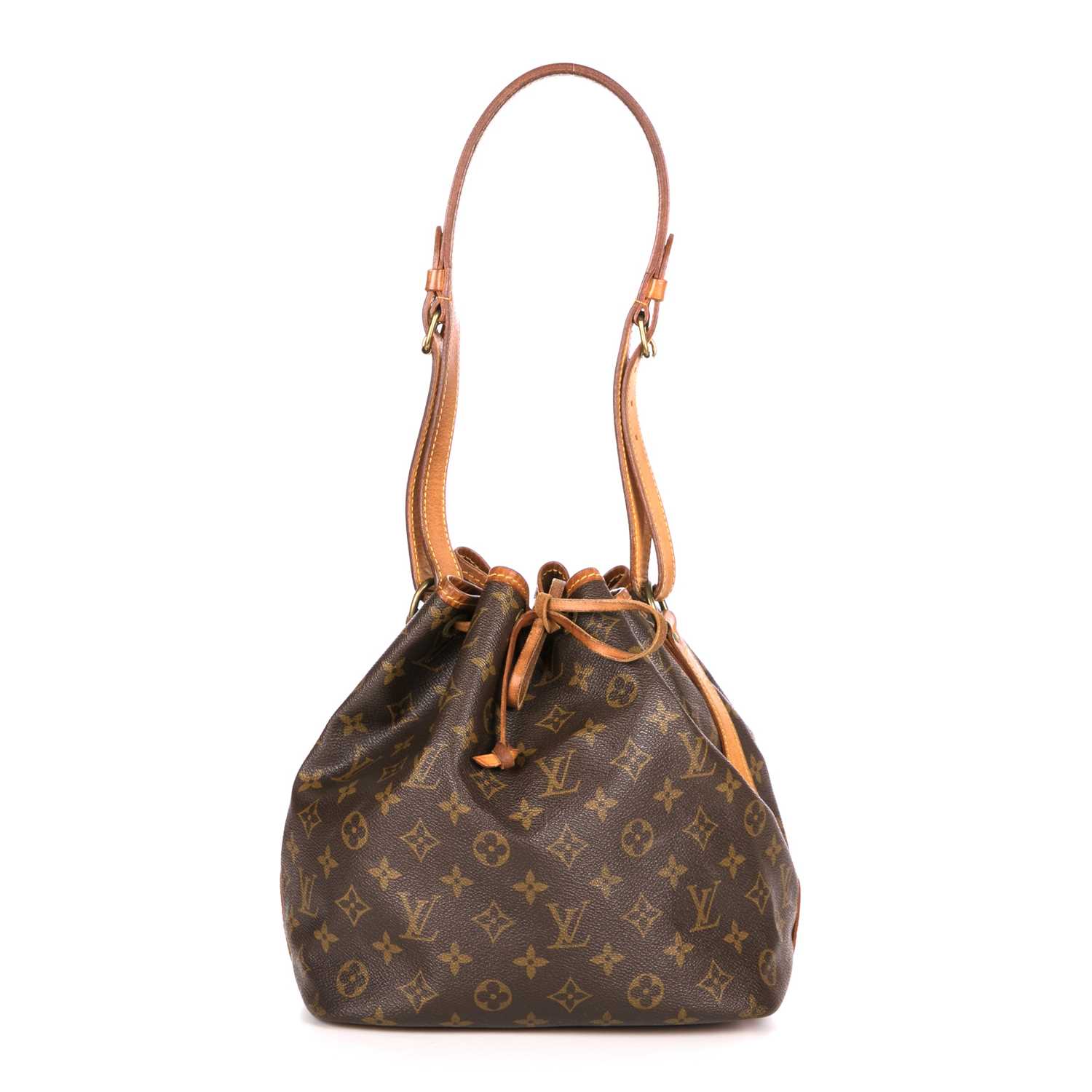 Sold at Auction: Louis Vuitton Monogram Petit Bucket Bag