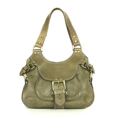 Lot 343 - Mulberry, an olive leather Phoebe hobo handbag,...