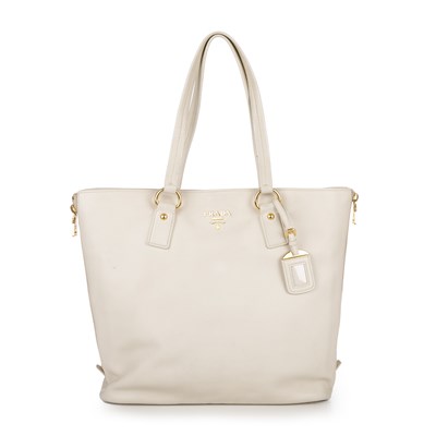 Lot 351 - Prada, a Vitello Side Zip Convertible tote,...